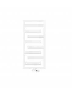 Radiateur sèche-serviettes eau chaude Kapla RAL 9016 655W horizontal 1500 mm L 500 mm Acova WKPSS150050WZZZ