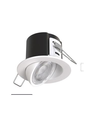 Spot encastré 6 Watts Orientable 360° Finition blanc mat BF-LIGHT BF-EVO6