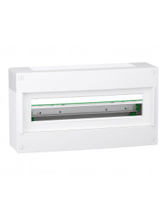 PRISMASET XS COFFRET PLASTIQUE SAILLIE 1 RANGÉE 24 MODULES SANS PORTE SCHNEIDER LVSXT124