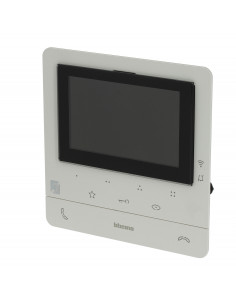 Poste intérieur écran 5pouces Classe 100X connecté avec boucle inductive Blanc BTICINO BT344682 2