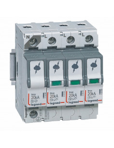 PARAFOUDRE T2 20KA 3P N NG LEGRAND 412225 2