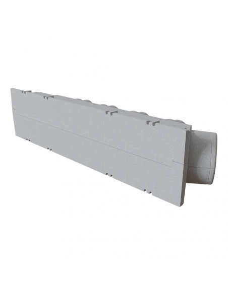 Plenum universel prêt-à-poser soufflage/reprise 4 sorties Ø 200-160 + 2 sorties Ø 250 mm. BAILLINDUSTRIE PL6S