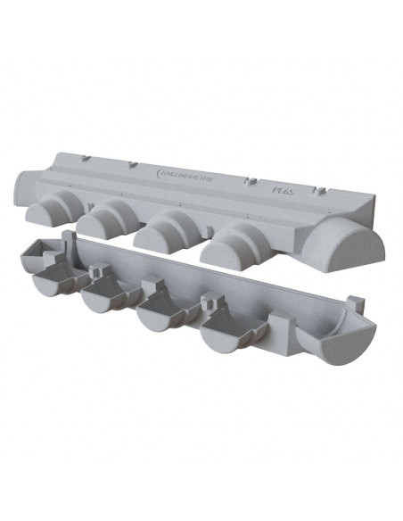 Plenum universel prêt-à-poser soufflage/reprise 4 sorties Ø 200-160 + 2 sorties Ø 250 mm. BAILLINDUSTRIE PL6S