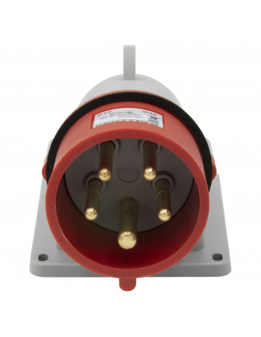 Fiche inclinée saillie P17 IP44 16A de 380V à 415V 3P+N+T LEGRAND 057589