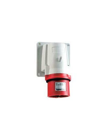 Fiche inclinée saillie P17 IP44 16A de 380V à 415V 3P+N+T LEGRAND 057589