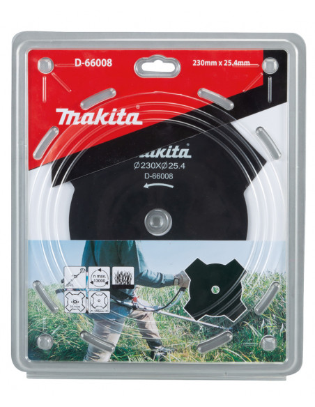Lame débroussailleuse 4 dents 230mm MAKITA D-66008