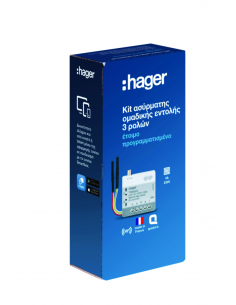 Kit centralisation 3 volets roulant KNX radio HAGER TRK153M