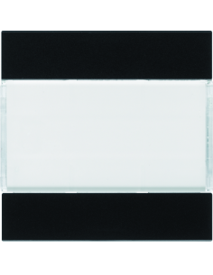 Enjoliveur 2 boutons poussoirs KNX gallery night HAGER WXE302N