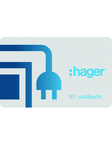 Witty accessoire Kit de 3 cartes RFID Administrateur HAGER XEVA410