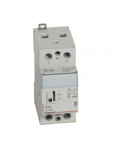 Contacteur de puissance CX³ bobine 230V 2 Pôles 250V 63A contact 2F 2 modules LEGRAND 412547