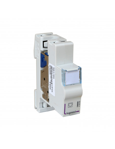 Module de brassage blindé catégorie 6 STP avec connecteur LCS³ certifié PoE1 module LEGRAND 413103