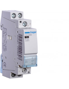 Contacteur 25A. 2F. 24V HAGER ESD225 2