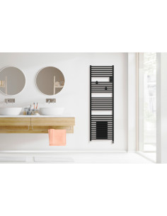 RADIATEUR SÈCHE-SERVIETTES CONNECTÉ RIVA 5 ETROIT 500W GRIS ARDOISE THERMOR 471652 2