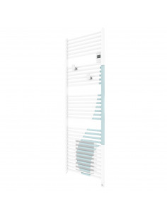 RADIATEUR SÈCHE-SERVIETTES CONNECTÉ RIVA 5 ETROIT AVEC SOUFFLERIE 1300W ARDOISE THERMOR 471653