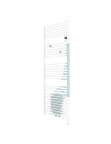 RADIATEUR SÈCHE-SERVIETTES CONNECTÉ RIVA 5 ETROIT 300W NOIR CARBONE THERMOR 471655