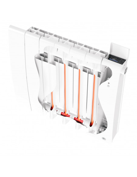 RADIATEUR CHALEUR DOUCE CONNECTÉ BILBAO 4 BAS 1000W GRIS ARDOISE THERMOR 494842