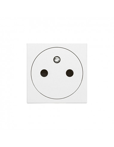 Prise 2P+T Surface Mosaic 2 modules avec connexion bornes automatiques blanc LEGRAND 077111L