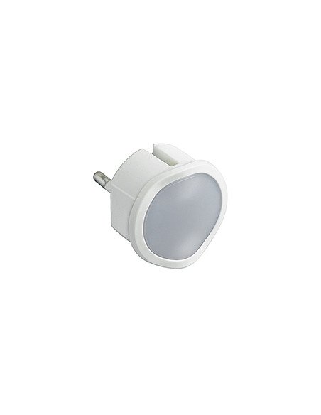 Veilleuse crépusculaire automatique avec LED haute luminosité et fiche 2 Pôles 10A blanc LEGRAND 050676