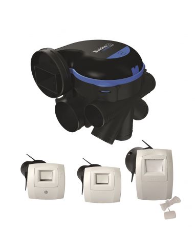 Kit VMC EasyHOME Hygro COMBLES Premium MicroWatt MW' + bouche cuisine cordelette ALDES 11033068