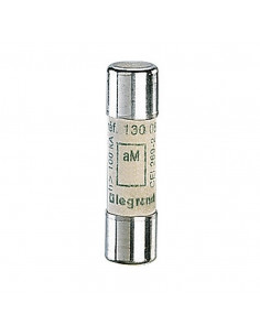 Cartouche industrielle cylindrique type aM 10x38mm sans voyant 4A LEGRAND 013004 2