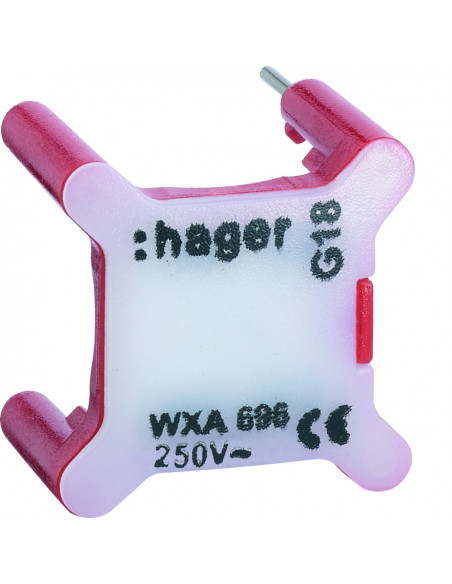 Voyant pour interrupteur gallery 230V rouge HAGER WXA691