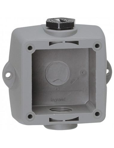 Boîtier saillie Hypra 2 entrées pour presse étoupe M20 LEGRAND 053910