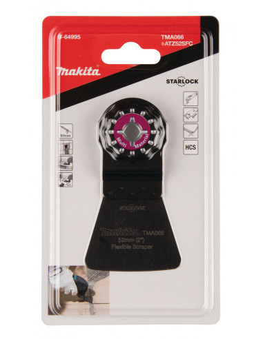 Spatule HCS flexible TMA066 Starlock 52x40mm MAKITA B-64995