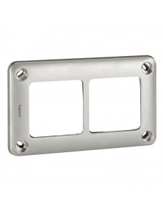 Plaque 2 postes Soliroc IK10 LEGRAND 077852