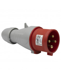 Fiche mobile droite P17 IP44 32A de 380V à 415V 3P+T LEGRAND 555238