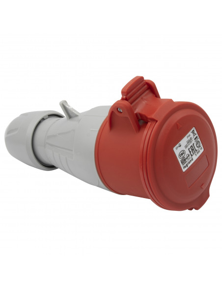 Prise mobile P17 IP44 32A de 380V à 415V 3P+T LEGRAND 555218
