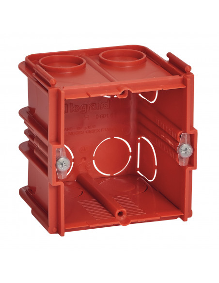 Boîte monoposte Batibox maçonnerie carrée associable profondeur 60mm LEGRAND 080161