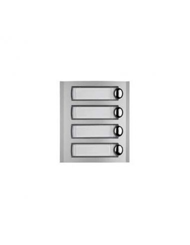 Module additionnel à 4 boutons d'appel pour système d'interphonie ligne PROFILO ACI FARFISA PL24S