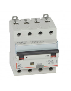 DX3 4P C25 6000A AC 30MA 4M LEGRAND 411188 2