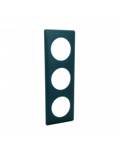 PLAQUE 3 POSTES BLEU CANARD LEGRAND 066773 2