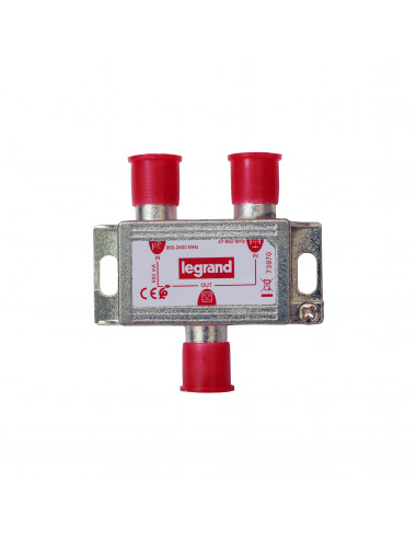 Coupleur hertzien et satellite 47MHz à 862MHz ou 950MHz à 2400MHz LEGRAND 073970