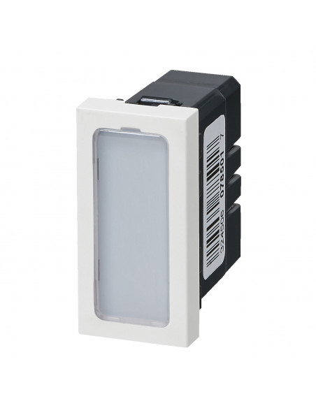 Voyant antimicrobien simple 230V 1W Mosaic 1 module avec 4 étiquettes de couleur LEGRAND 078501