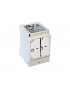 SUPPORT 4 CONNECTEURS RJ 45 FTP/STP LEGRAND 413180 2