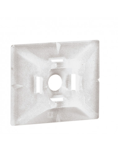 100 Embases adhésives Colring pour collier l 4,6 incolore LEGRAND 032065