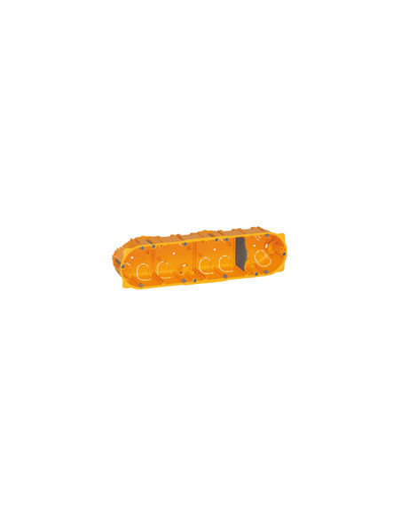 Boîte multiposte Batibox cloisons sèches 4 postes 8 à 10 modules profondeur 40mm LEGRAND 080044