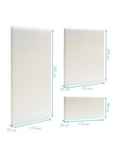 Lot de 3 Filtres DUOLIXMAX Atlantic 412077 2