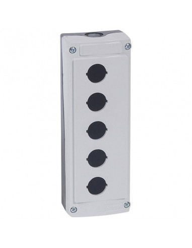 BOITIER VIDE 5 TROUS GRIS LEGRAND 024205