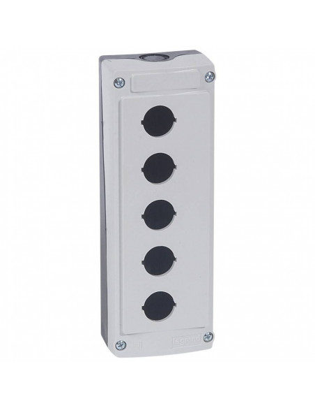 BOITIER VIDE 5 TROUS GRIS LEGRAND 024205