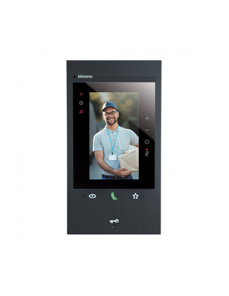 Poste intérieur vidéo connecté Classe 300EOS with Netatmo écran 5pouces noir BTICINO BT344885