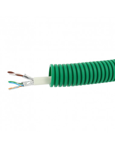 Conduit ICTA Chronofil®  diam. 25mm pour courant faible grade 2 TV+SAT RAL6029 LEGRAND 09131