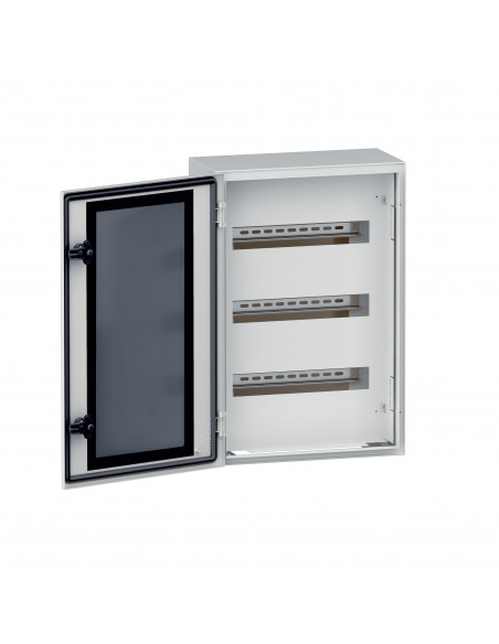 Chassis modulaire en kit pour coffrets Atlantic 400x300mm 3 rangées 10 modules métal LEGRAND 433010
