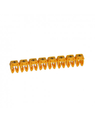 300 Repères CAB 3 pour filerie 0,5mm² à 1,5mm² et blocs de jonction avec signe conventionnel plus LEGRAND 038272