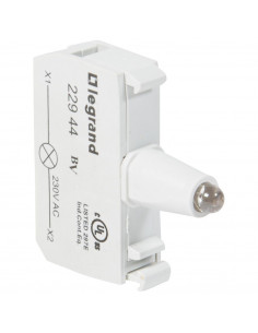 Bloc pour tête lumineuse Osmoz raccordement à vis 230V~ jaune LEGRAND 022944