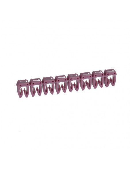 1200 Repères CAB 3 pour filerie 0,5mm² à 1,5mm² et blocs de jonction avec chiffre 7 violet LEGRAND 038217