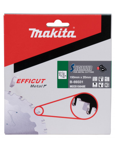 Lame de scie circulaire T.C.T Efficut 150 x 20 mm 48 dents MAKITA B-69331