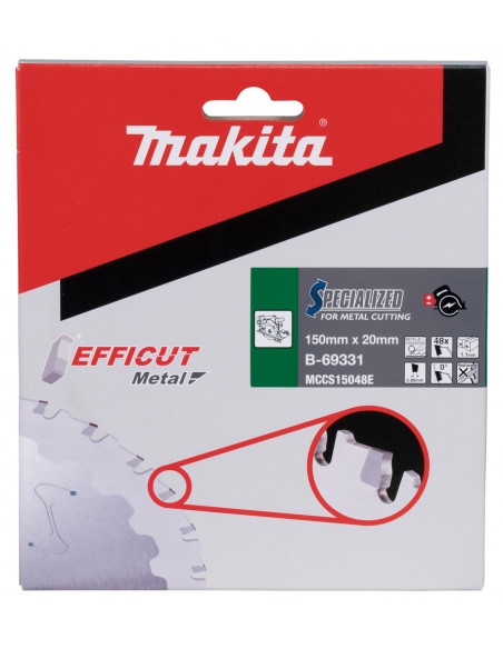Lame de scie circulaire T.C.T Efficut 150 x 20 mm 48 dents MAKITA B-69331